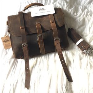 Leather Polare Messenger Bag